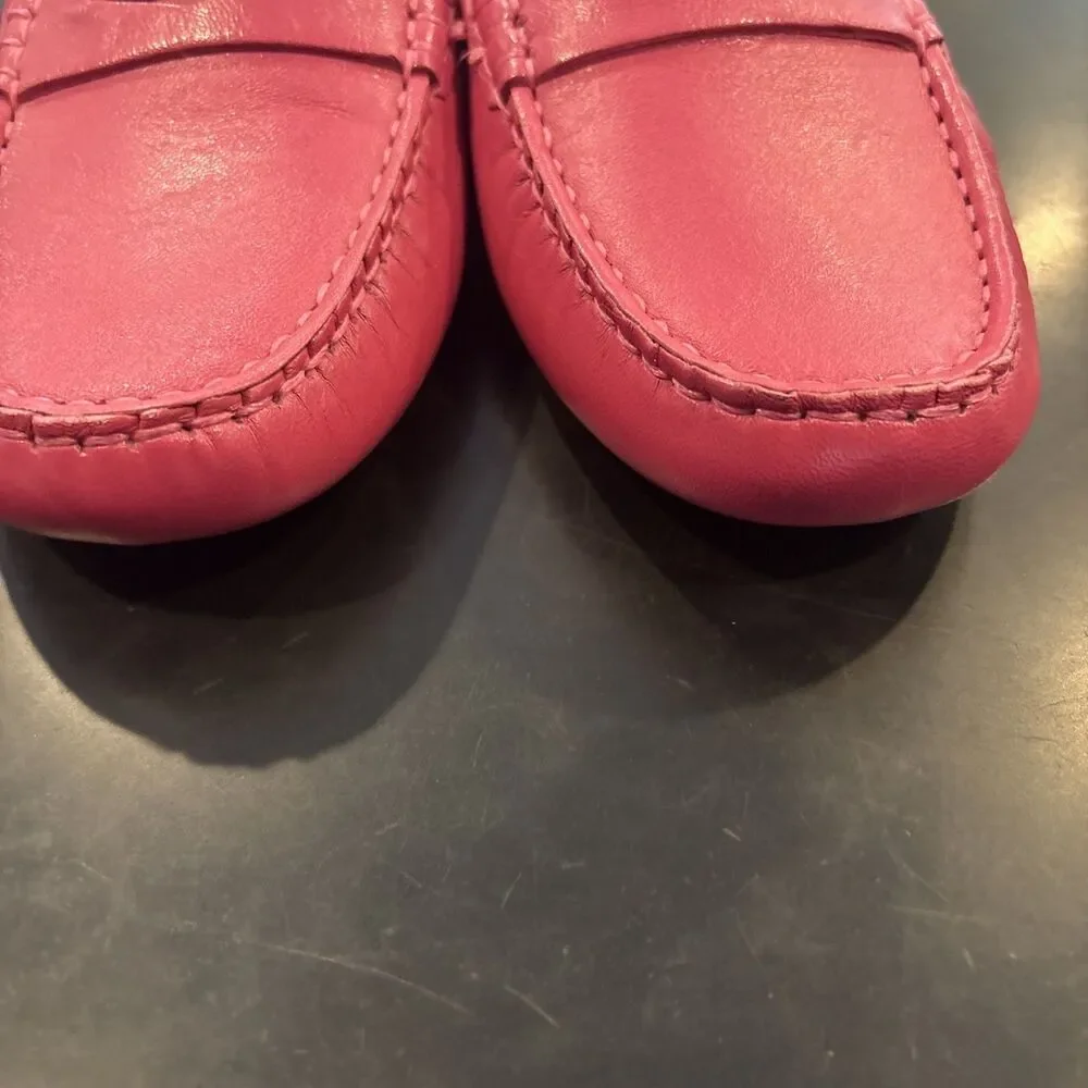 FLAG LTD Morgan Glove Nappa Leather Slip-On Flat Penny Loafer Moccasins Sz 6M